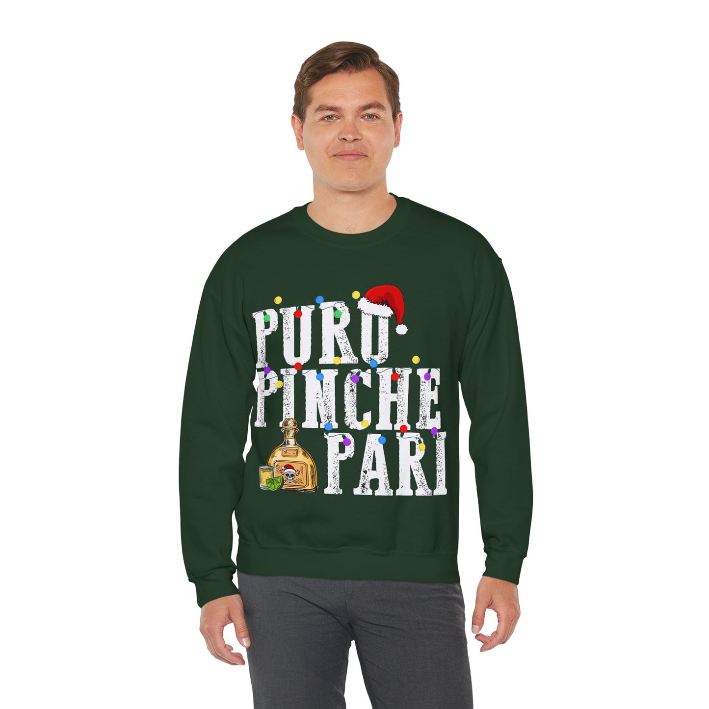 Puro Pinche Pari Unisex Heavy Blend™ Crewneck Sweatshirt