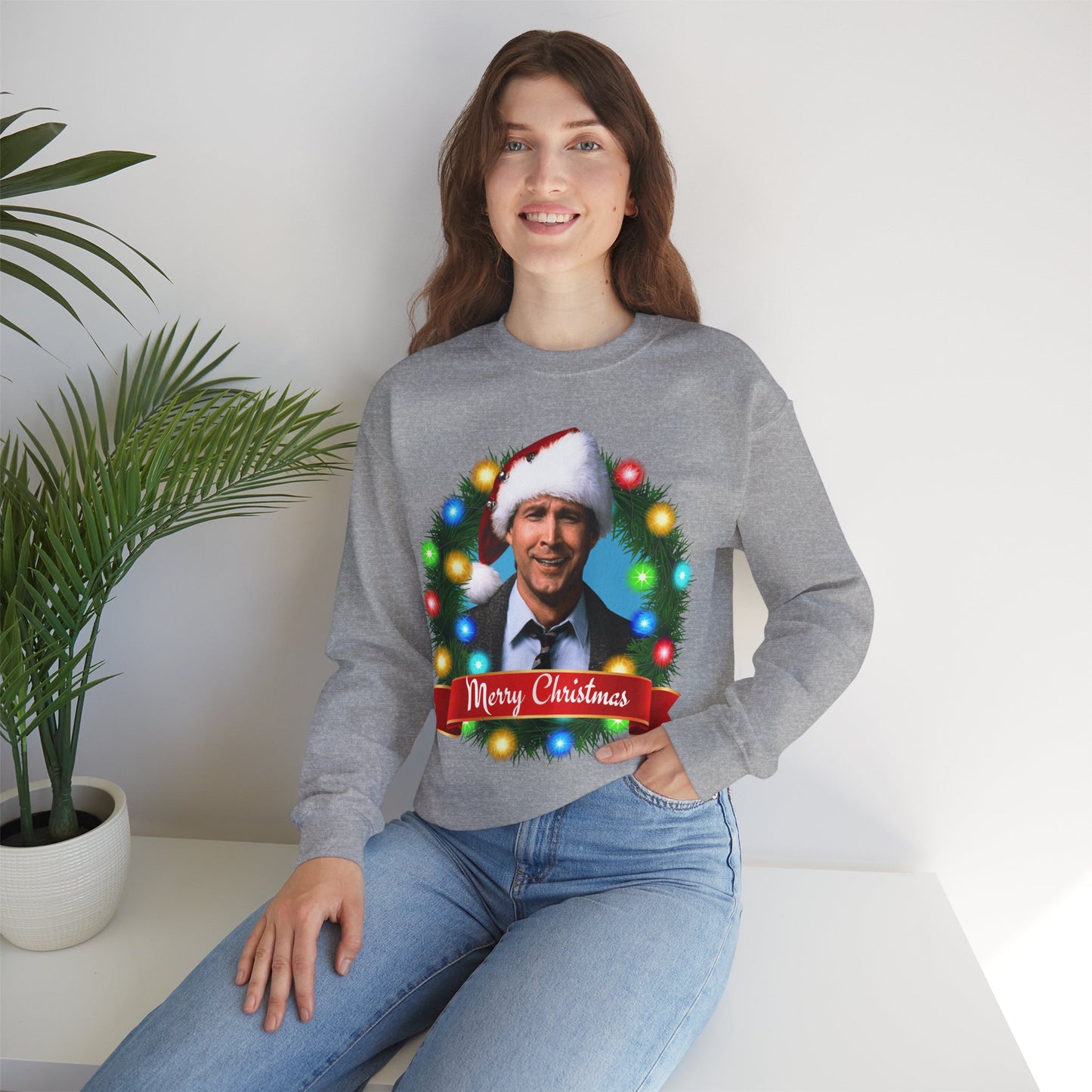 Merry Christmas Griswold Unisex Heavy Blend™ Crewneck Sweatshirt