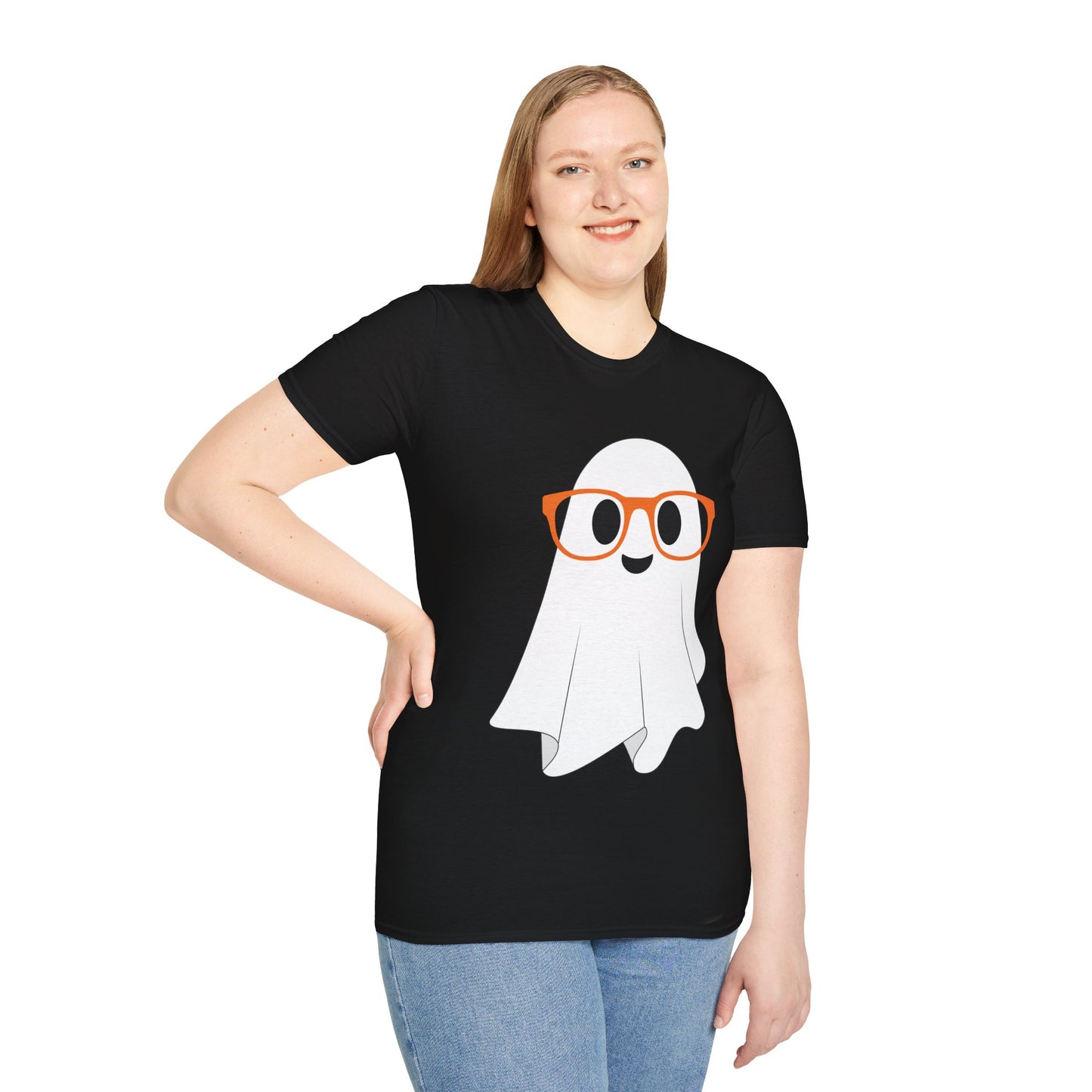 I See You BOO Ghost Unisex Softstyle T-Shirt