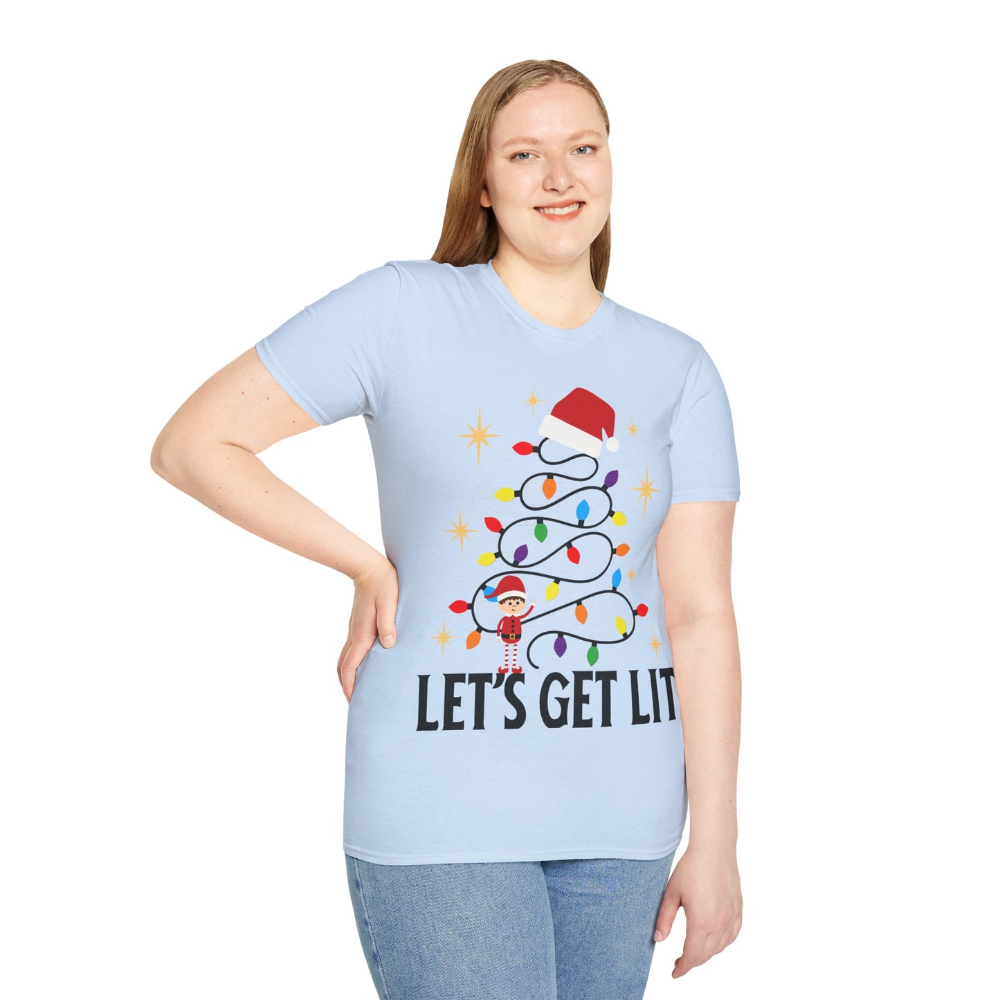 Let' Get Lit Unisex Softstyle T-Shirt