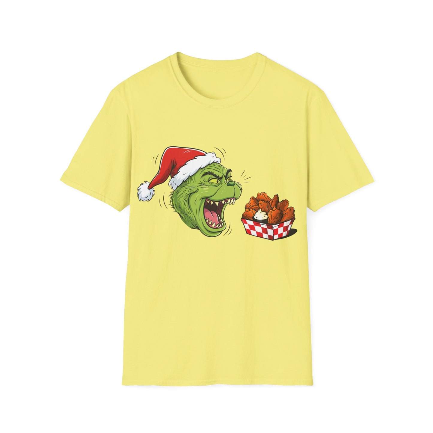 Grinch Buffalo Wings Unisex Softstyle T-Shirt