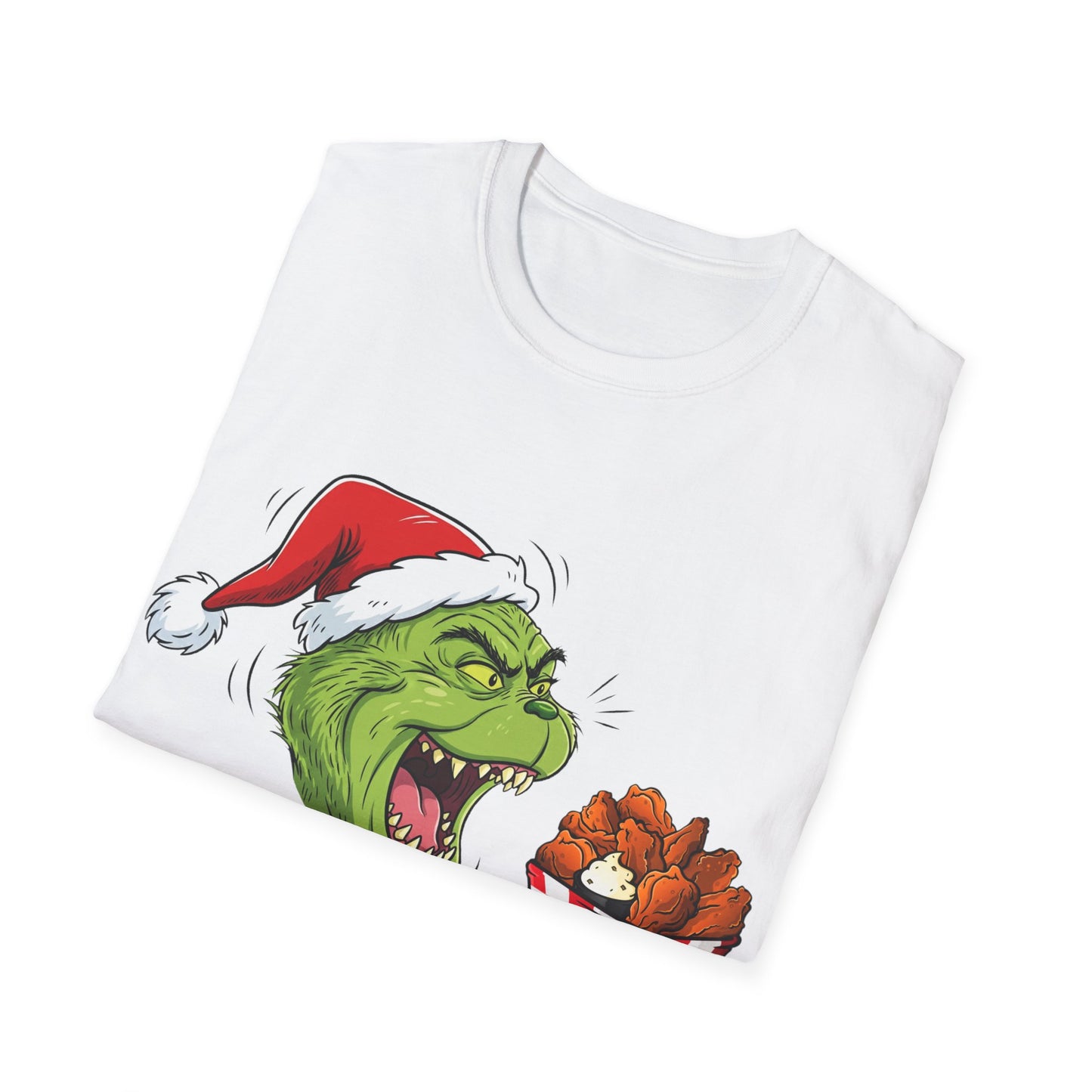 Grinch Buffalo Wings Unisex Softstyle T-Shirt