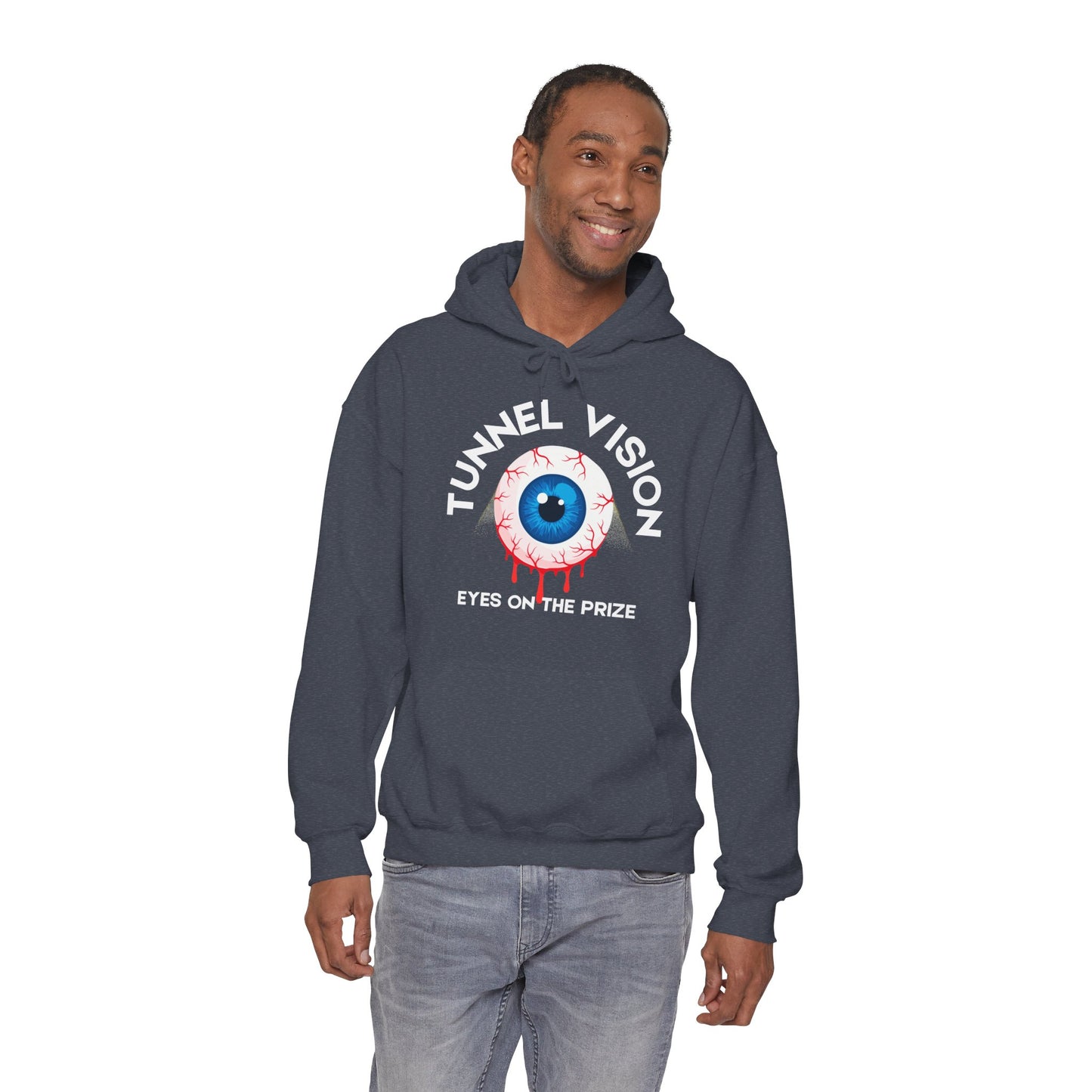 Tunnel Vision Eyes On The Prize Unisex Heavy Blend™ Hooded Sweatshirt
