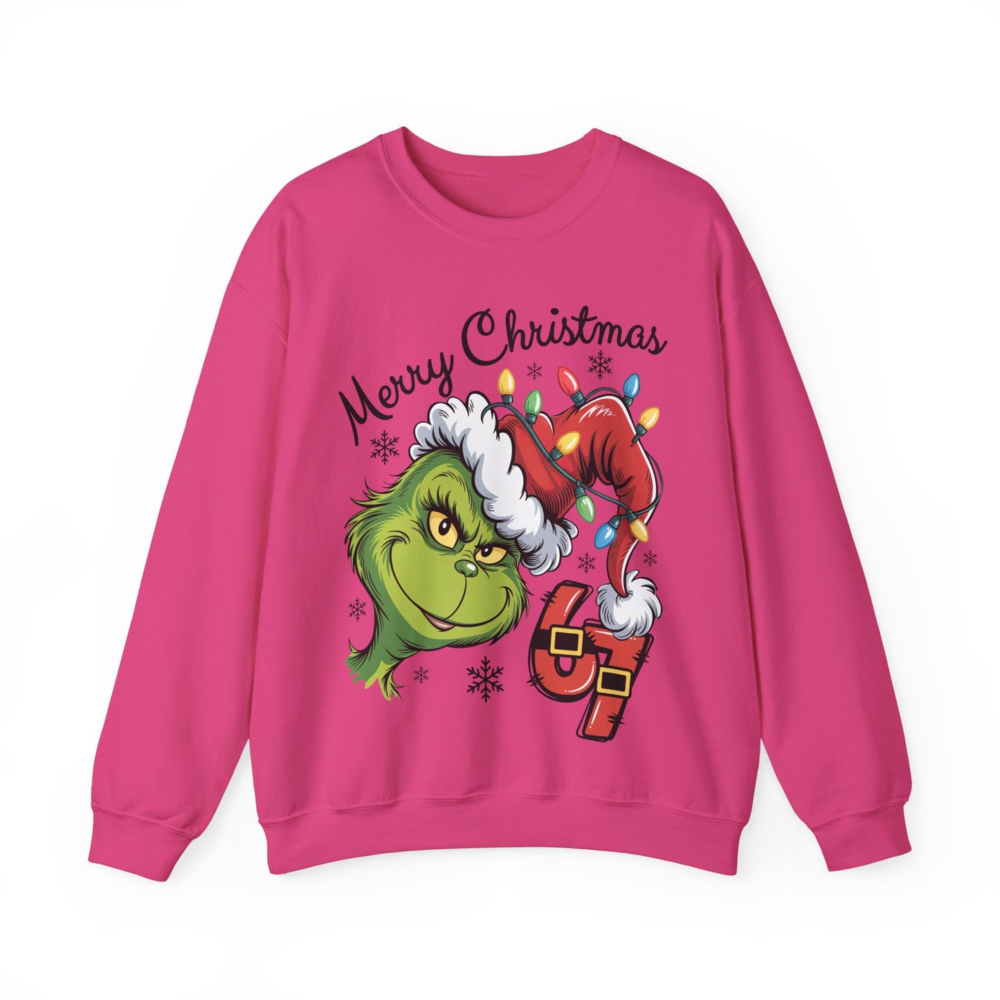 Grinch 6 7 Six Seven Unisex Heavy Blend™ Crewneck Sweatshirt