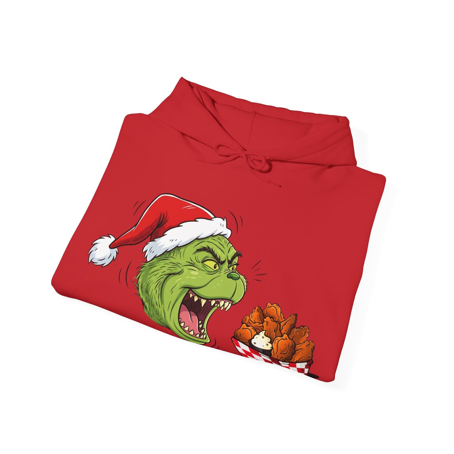 Grinch Buffalo Wings Unisex Heavy Blend™ Hooded Sweatshirt
