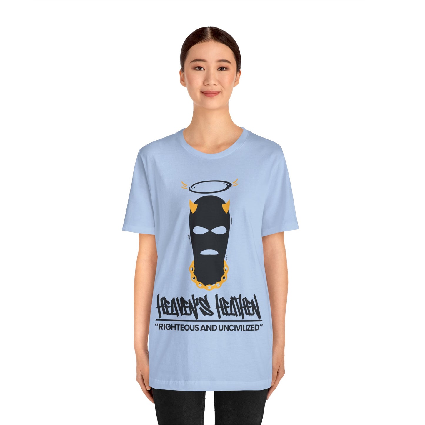 Heaven's Heathen Unisex Jersey Short Sleeve Tee