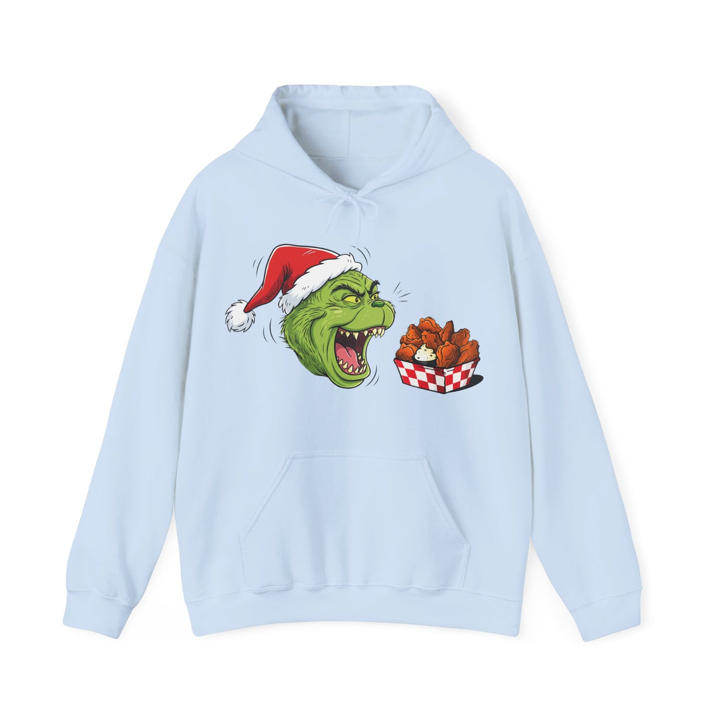 Grinch Buffalo Wings Unisex Heavy Blend™ Hooded Sweatshirt