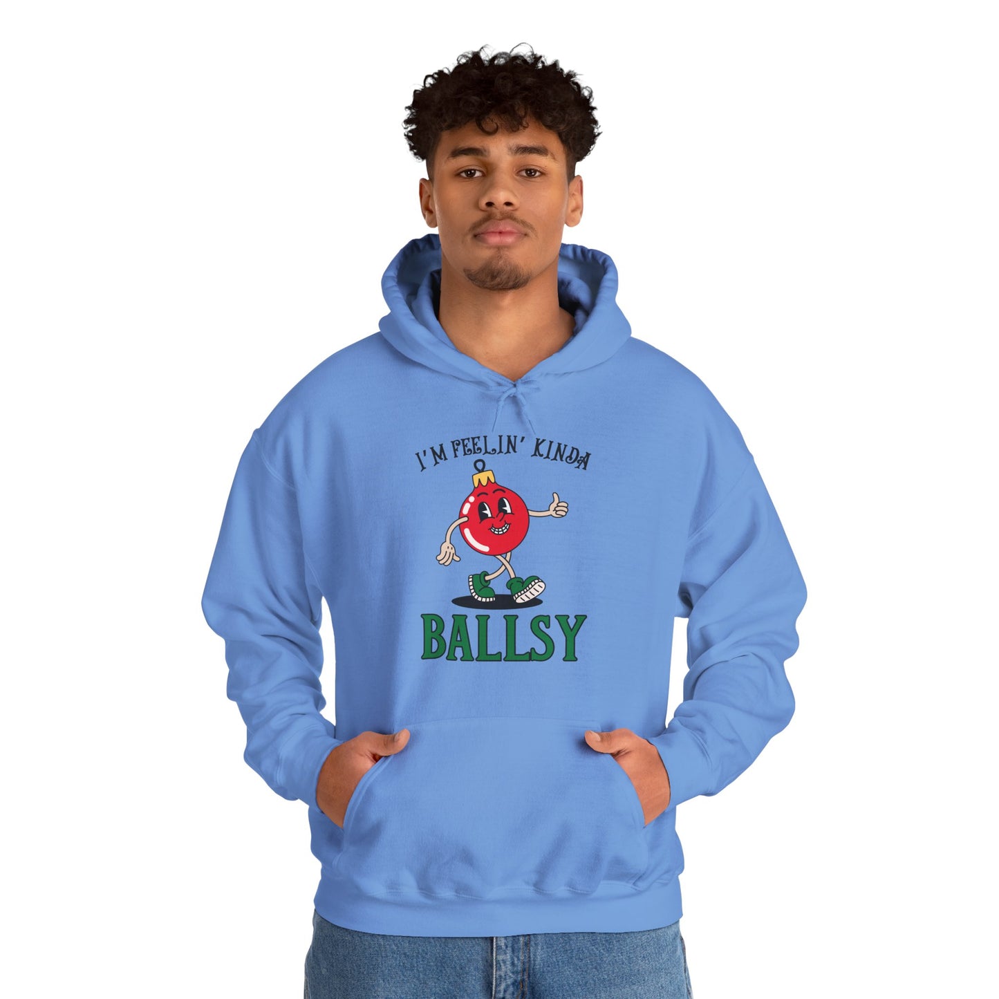 Feelin' Kinda Ballsy Unisex Heavy Blend™ Hooded Sweatshirt