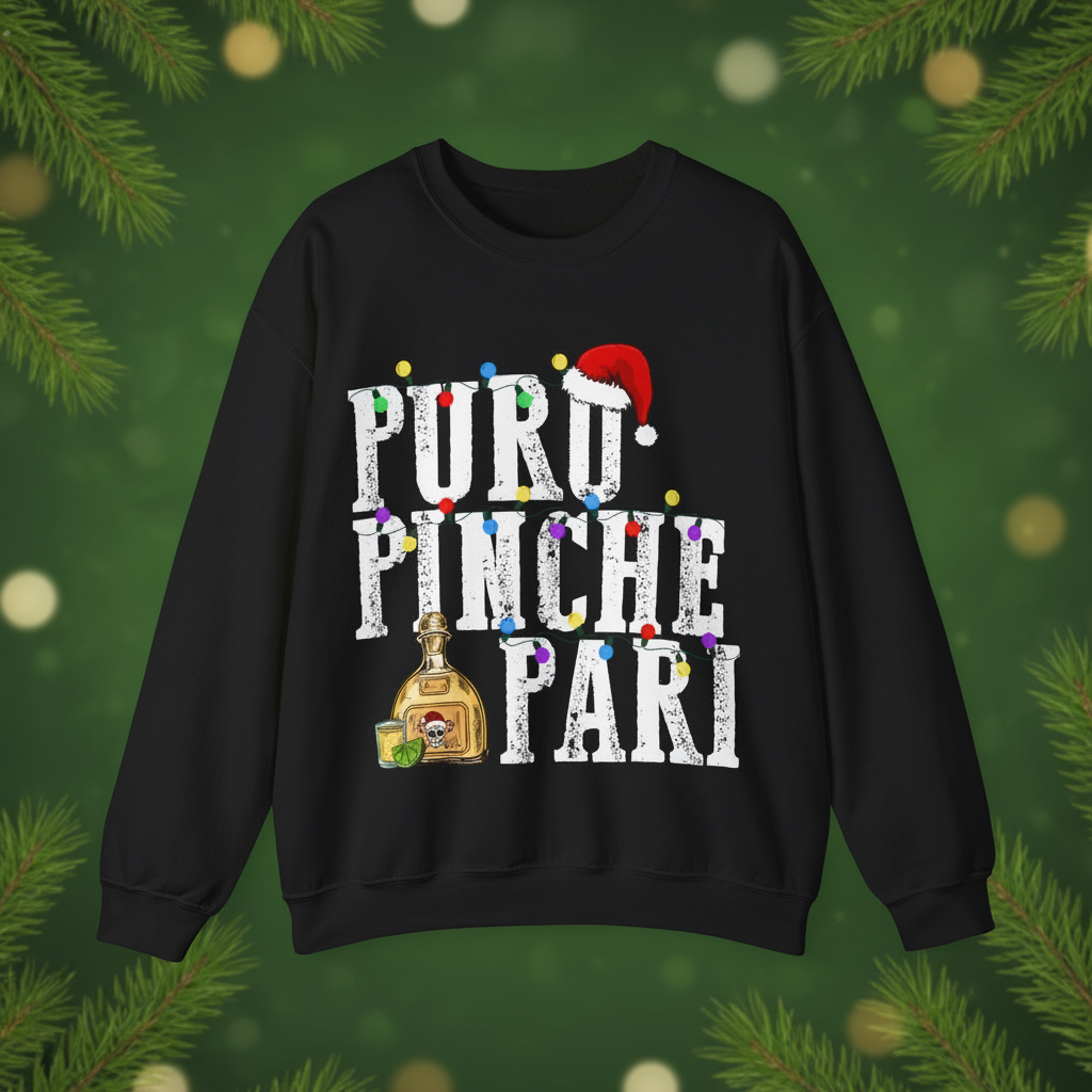 Puro Pinche Pari Unisex Heavy Blend™ Crewneck Sweatshirt
