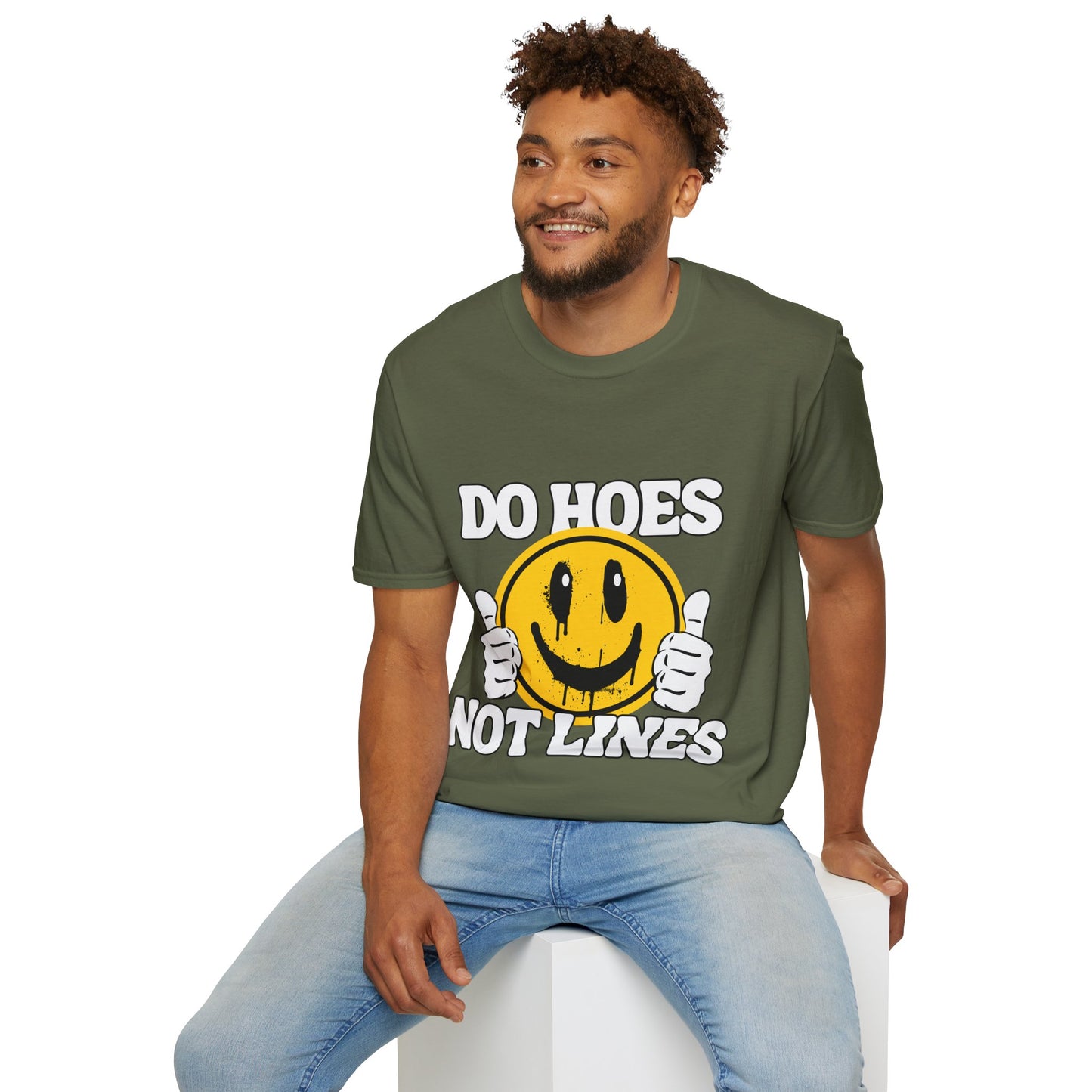 Do Hoes Not Lines Unisex Softstyle T-Shirt