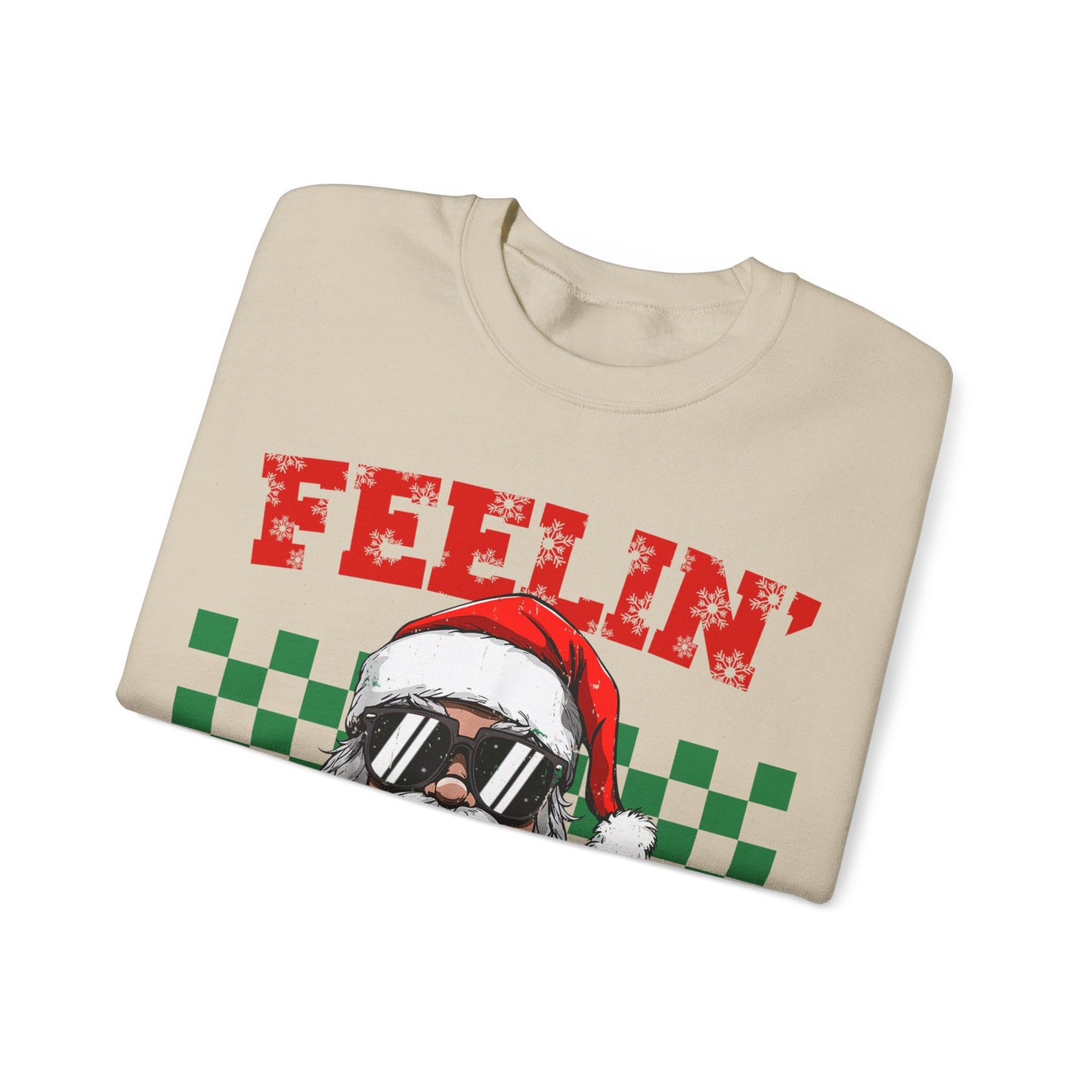 Santa Feelin' Jolly Unisex Heavy Blend™ Crewneck Sweatshirt