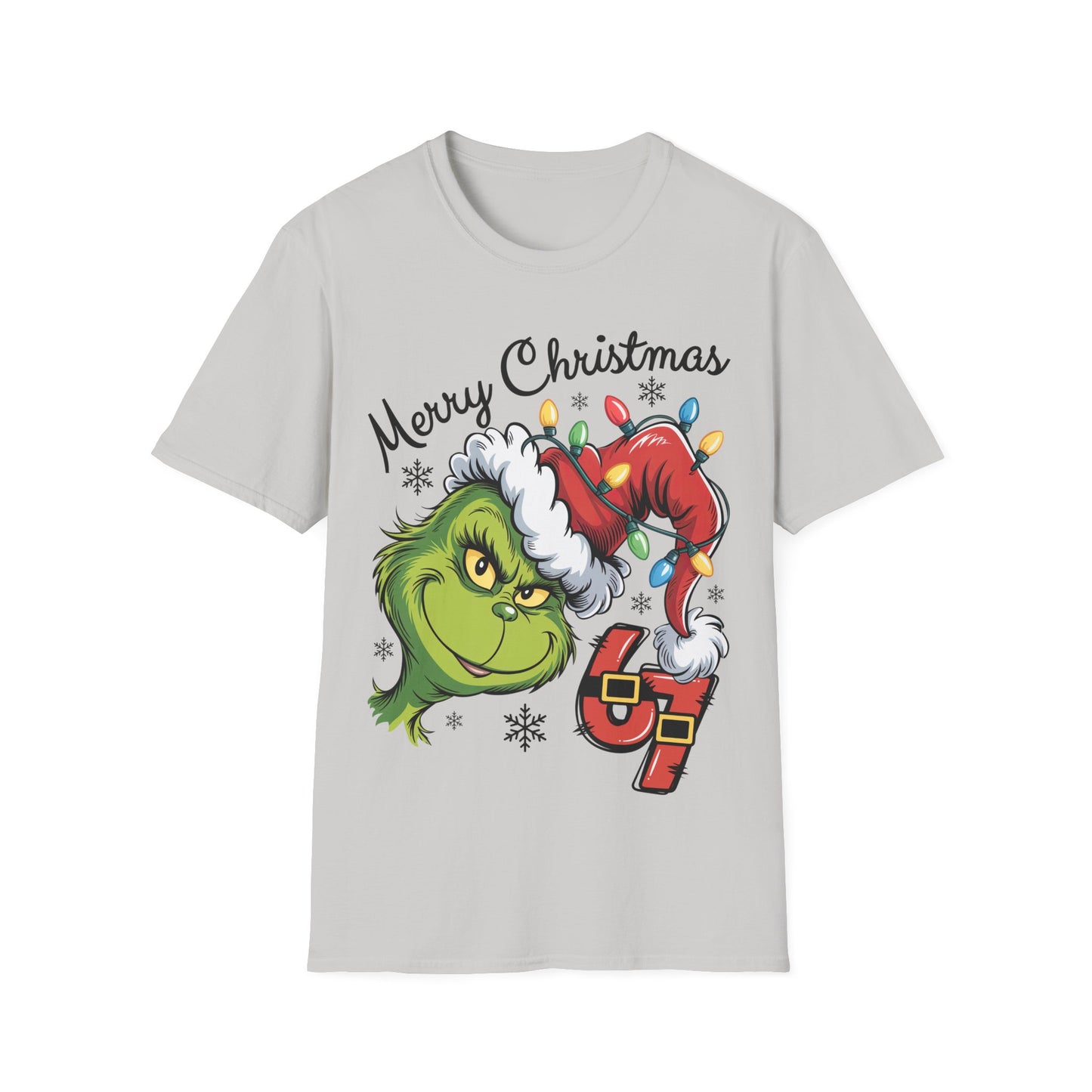 Grinch 6 7 Six Seven Unisex Softstyle T-Shirt