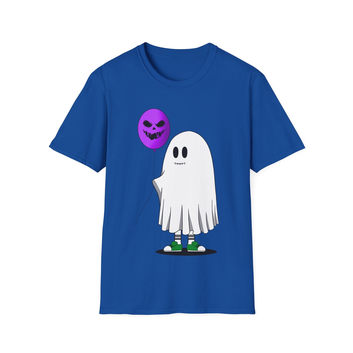 Halloween Balloon Ghost Unisex Softstyle T-Shirt
