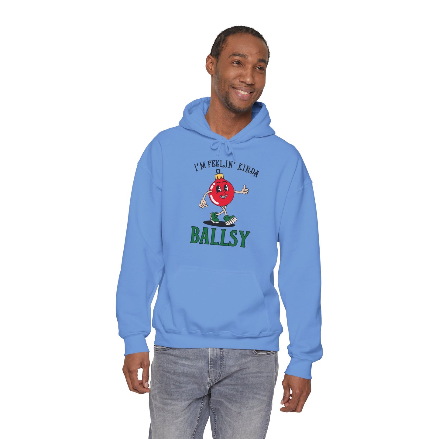 Feelin' Kinda Ballsy Unisex Heavy Blend™ Hooded Sweatshirt