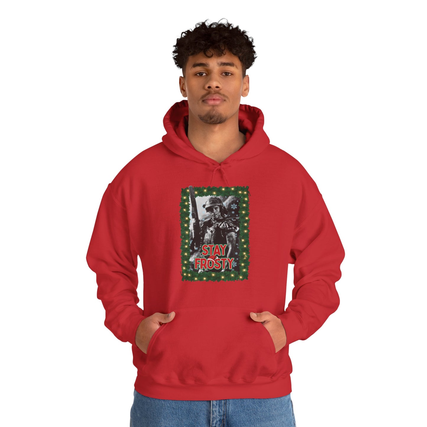 Stay Frosty Corporal Hicks Unisex Heavy Blend™ Hooded Sweatshirt