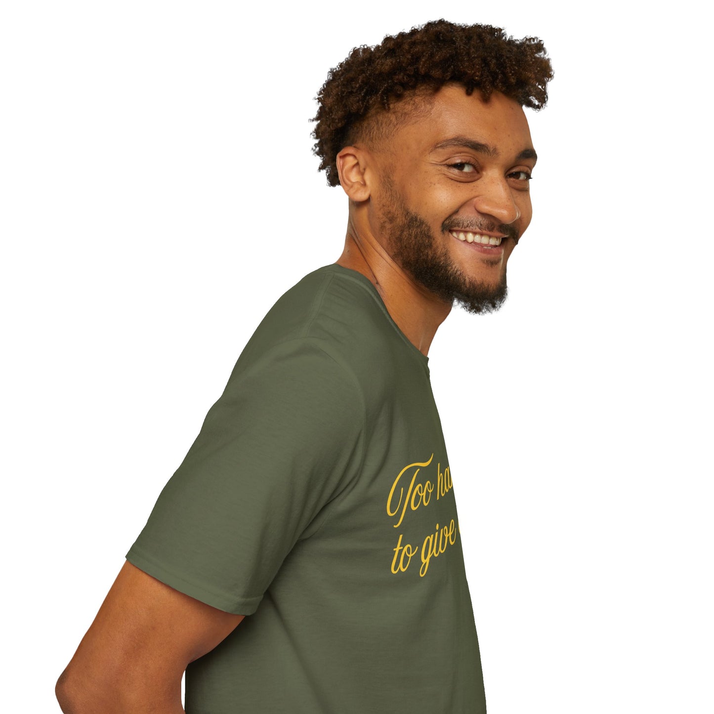 Too Handsome To Give A F*ck Unisex Softstyle T-Shirt