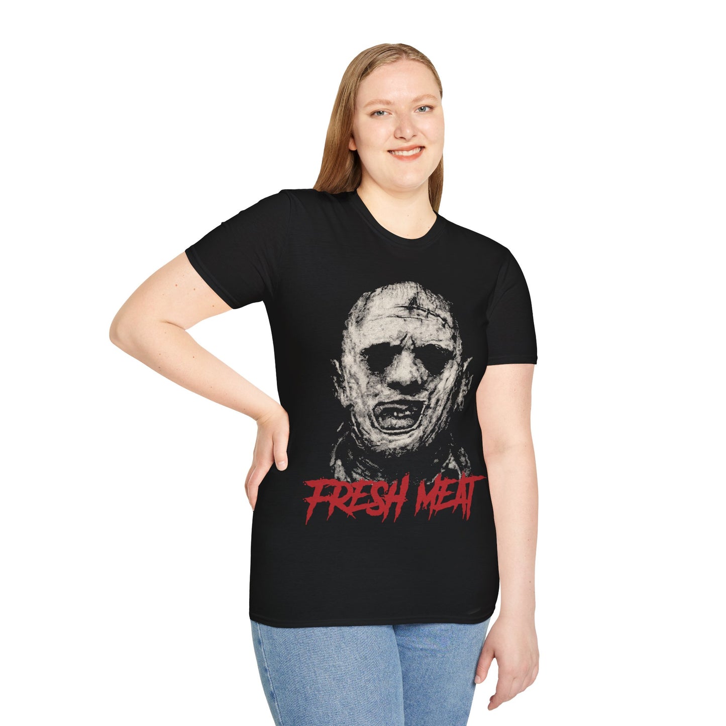 Leatherface Fresh Meat Unisex Softstyle T-Shirt