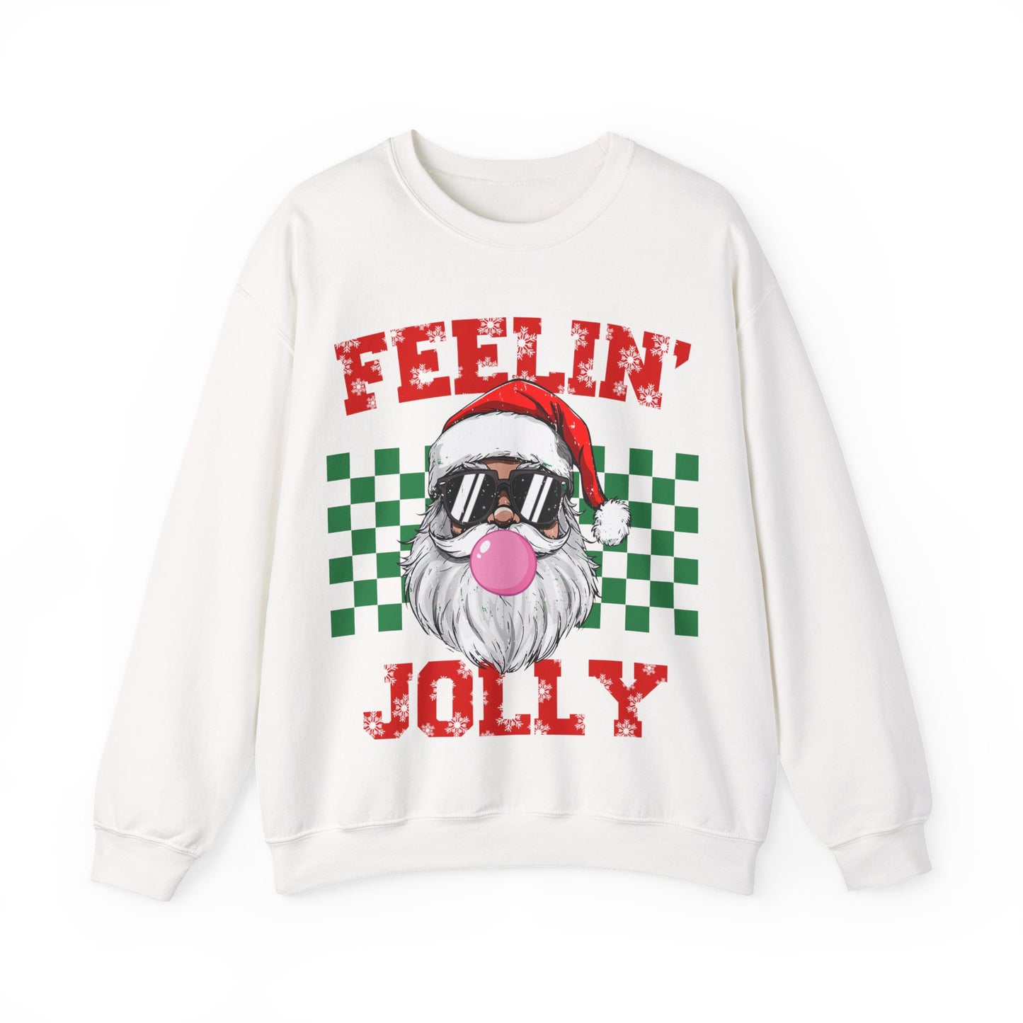 Santa Feelin' Jolly Unisex Heavy Blend™ Crewneck Sweatshirt