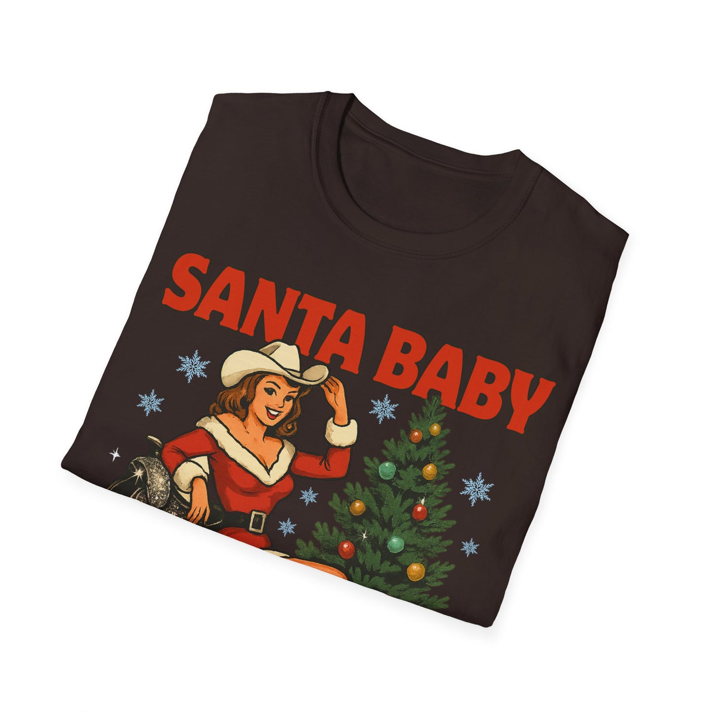 Santa Baby Ready To Ride Unisex Softstyle T-Shirt
