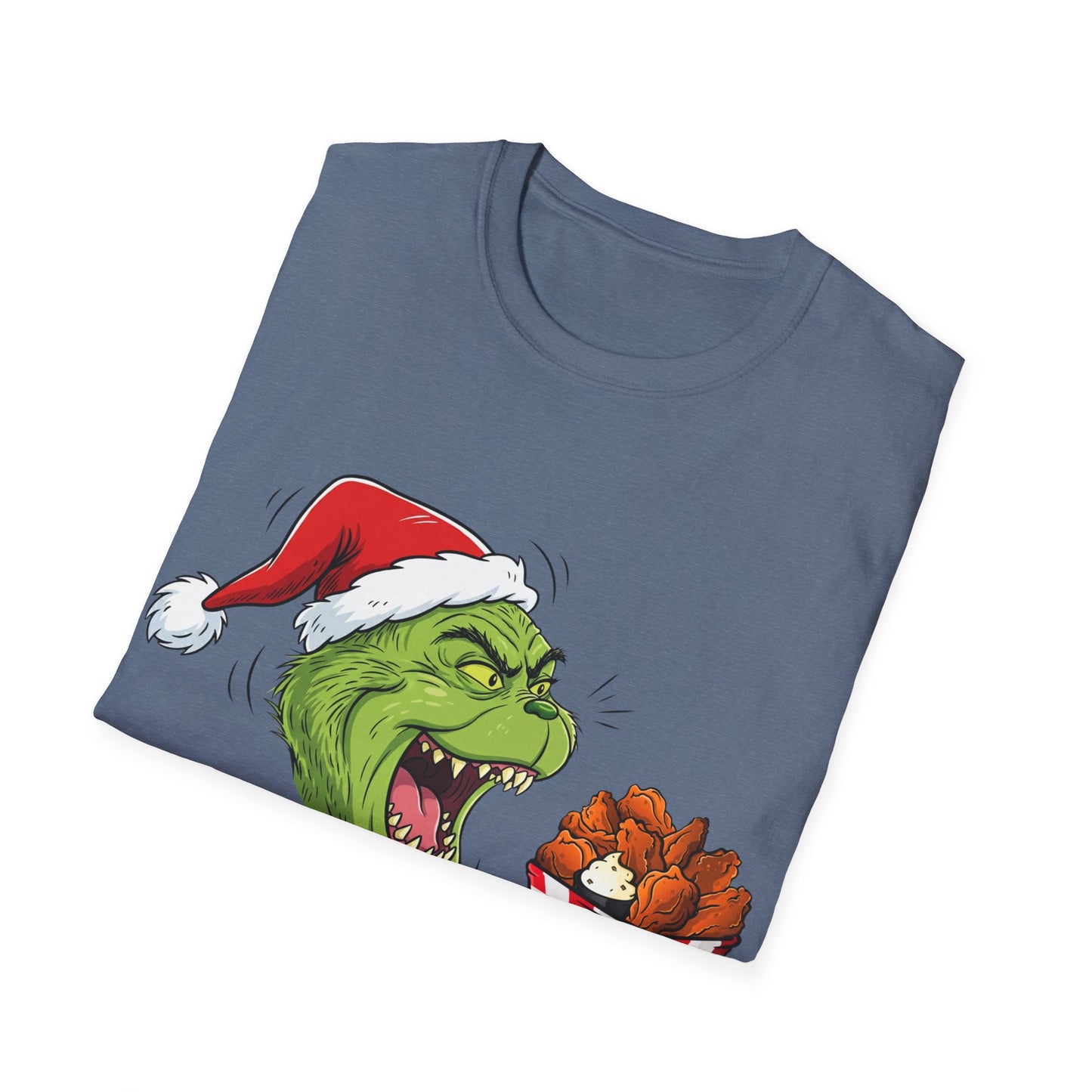 Grinch Buffalo Wings Unisex Softstyle T-Shirt