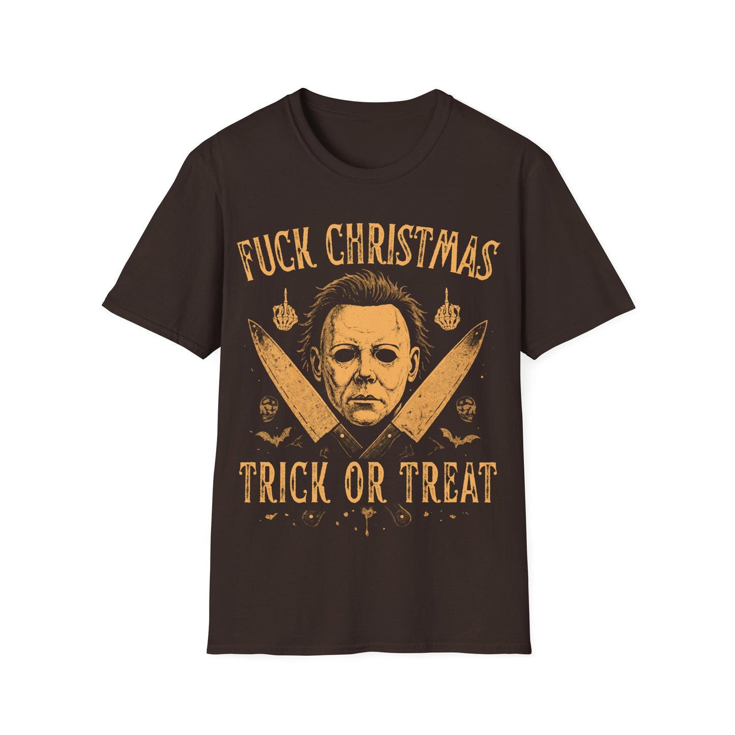 Fuck Christmas Trick or Treat Unisex Softstyle T-Shirt