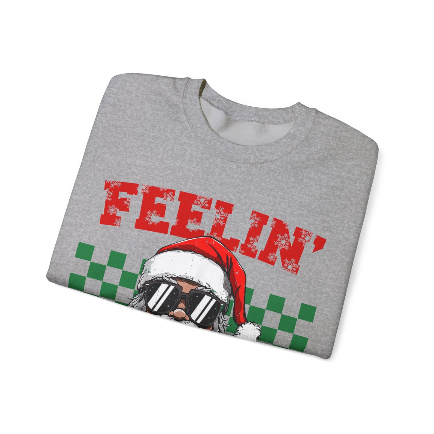 Santa Feelin' Jolly Unisex Heavy Blend™ Crewneck Sweatshirt