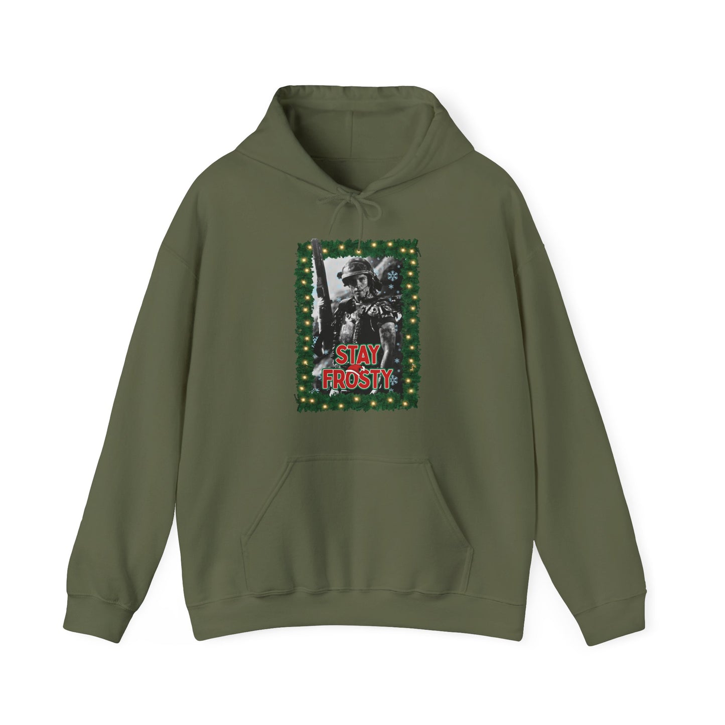 Stay Frosty Corporal Hicks Unisex Heavy Blend™ Hooded Sweatshirt