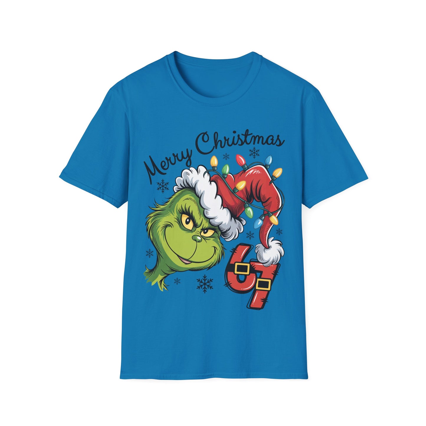 Grinch 6 7 Six Seven Unisex Softstyle T-Shirt
