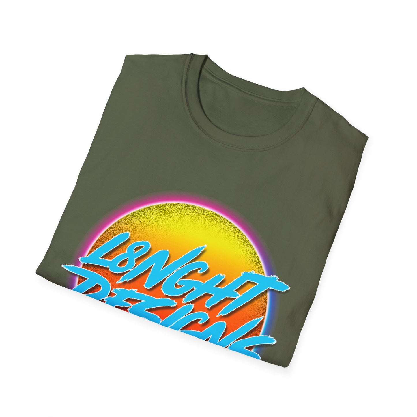 L8NGHT Designs logo Unisex Softstyle T-Shirt