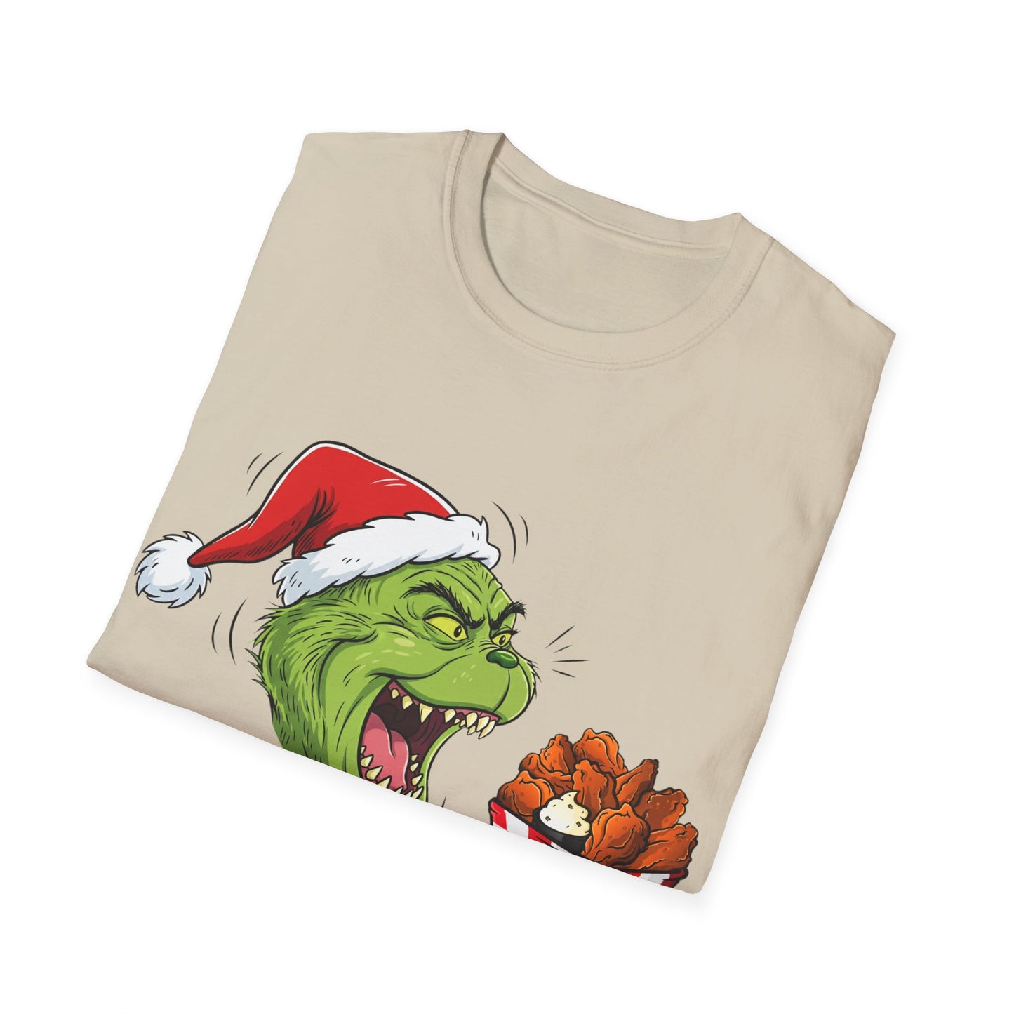 Grinch Buffalo Wings Unisex Softstyle T-Shirt