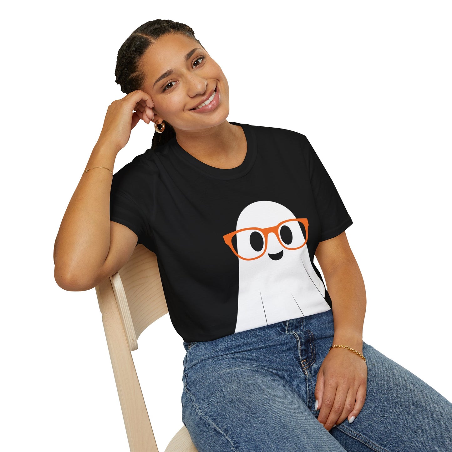 I See You BOO Ghost Unisex Softstyle T-Shirt