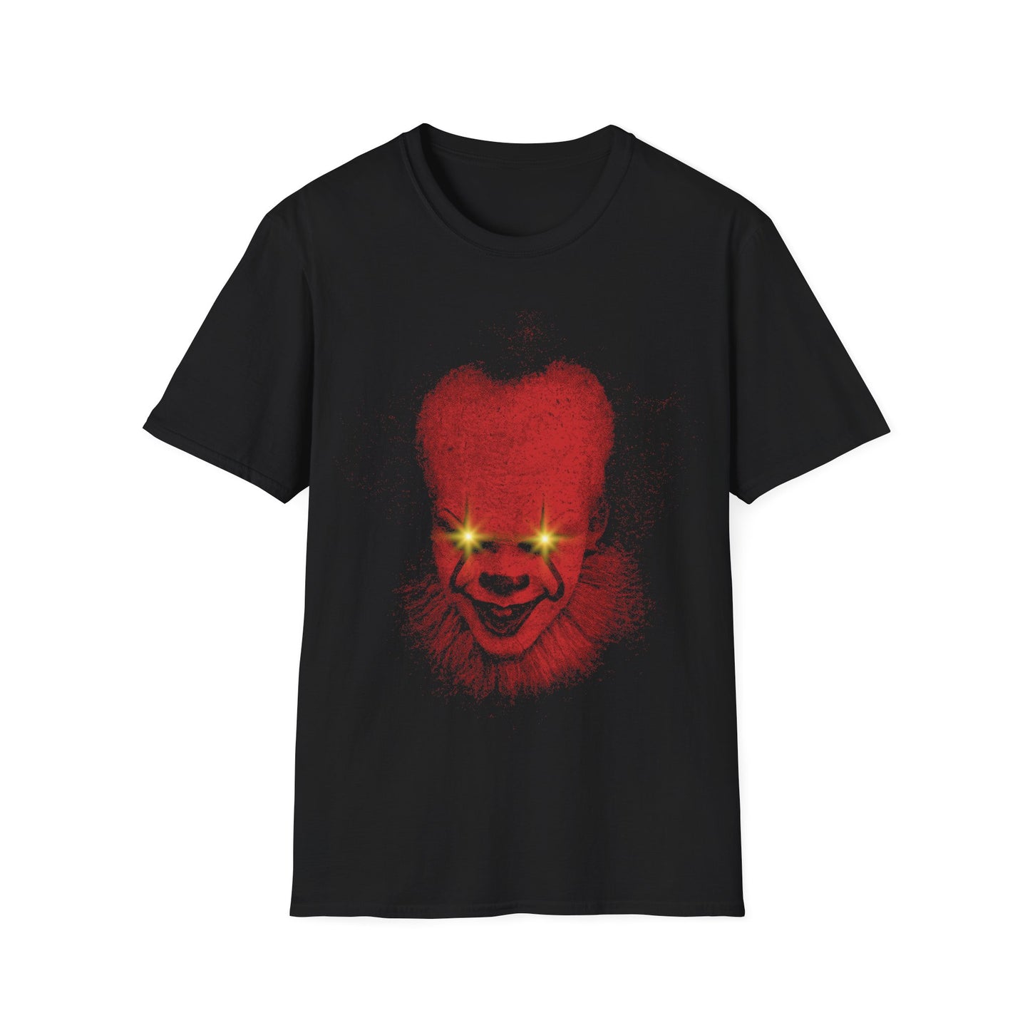 It Clown Glaring Eyes Unisex Softstyle T-Shirt