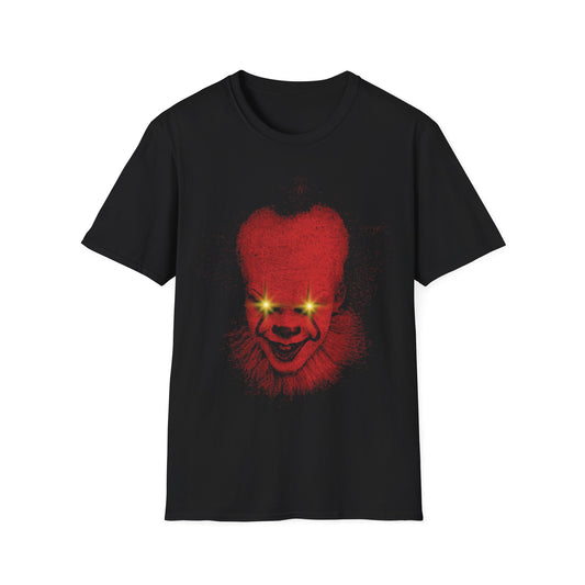 It Clown Glaring Eyes Unisex Softstyle T-Shirt