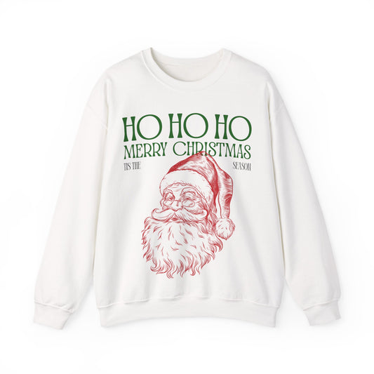 Tis The Season Santa Unisex Heavy Blend™ Crewneck Sweatshirt