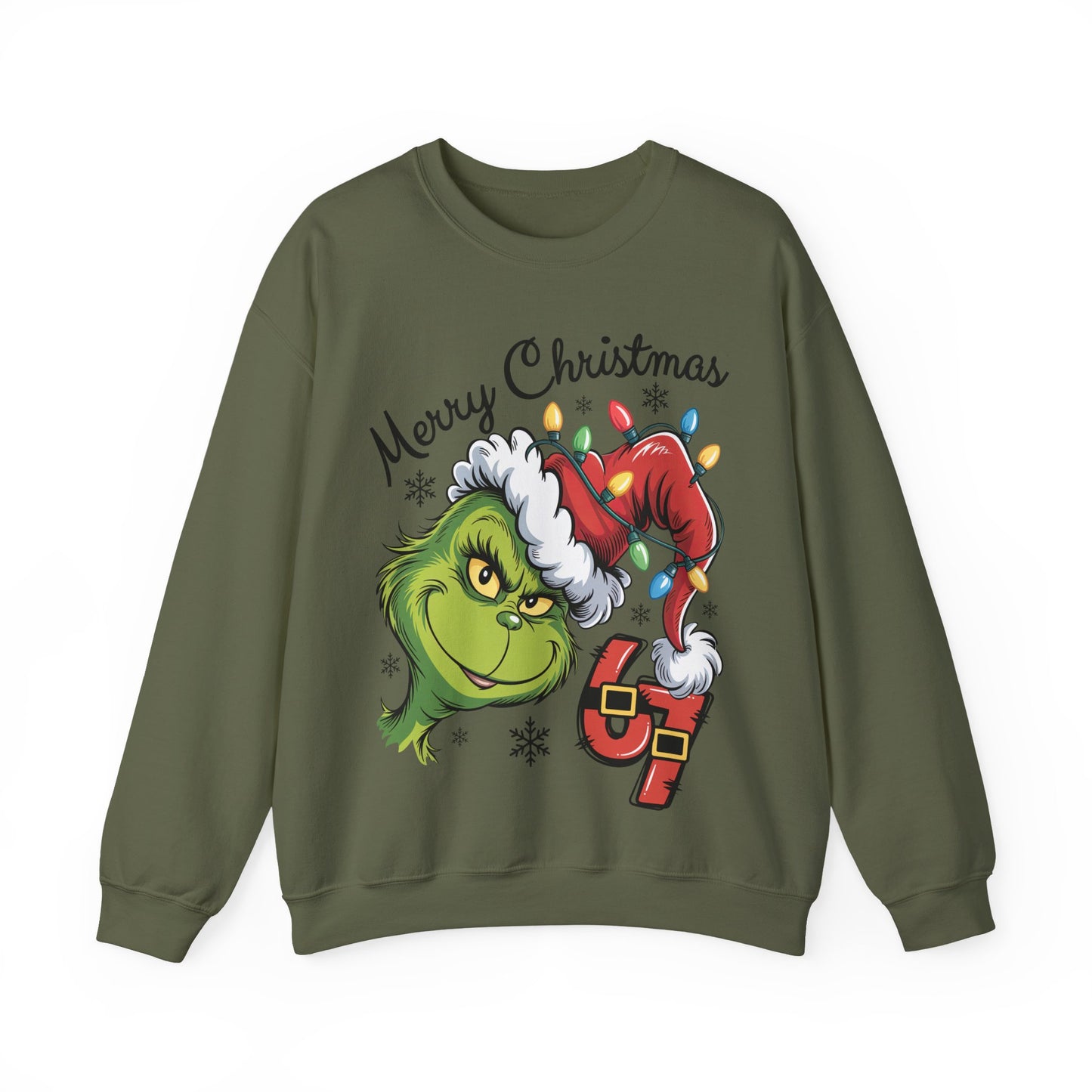 Grinch 6 7 Six Seven Unisex Heavy Blend™ Crewneck Sweatshirt