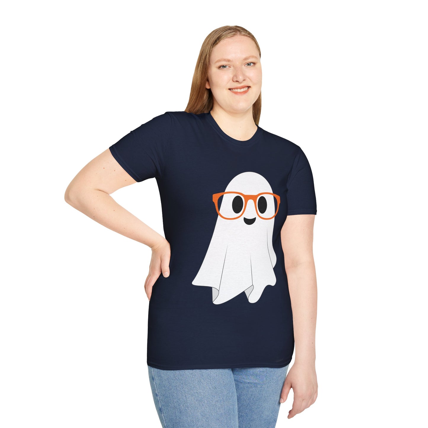 I See You BOO Ghost Unisex Softstyle T-Shirt