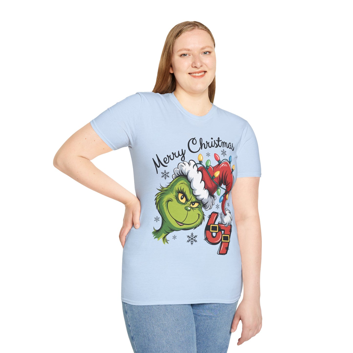 Grinch 6 7 Six Seven Unisex Softstyle T-Shirt