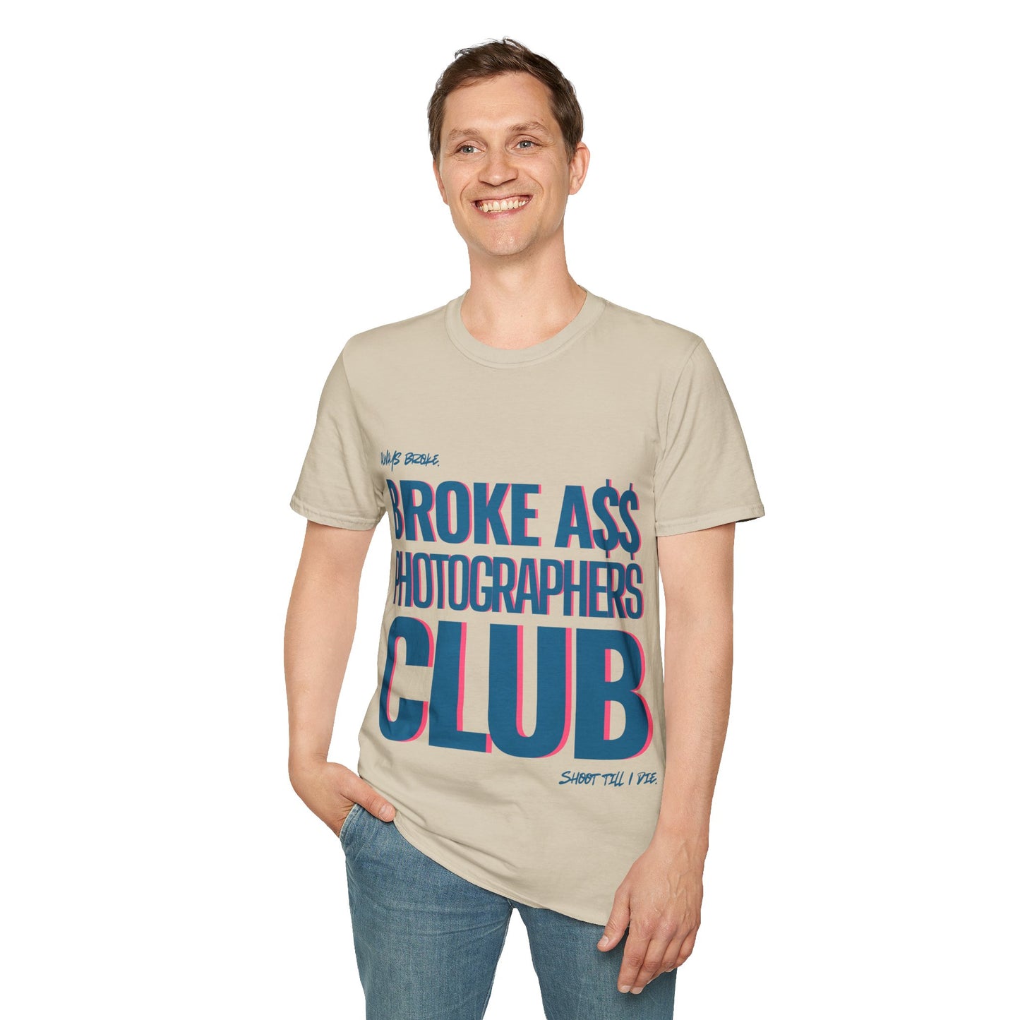 Broke A$$ Photographers Club Unisex Softstyle T-Shirt