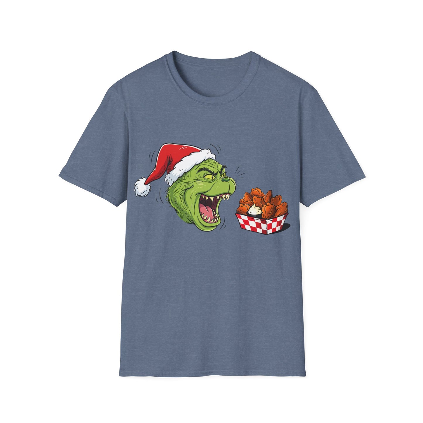 Grinch Buffalo Wings Unisex Softstyle T-Shirt