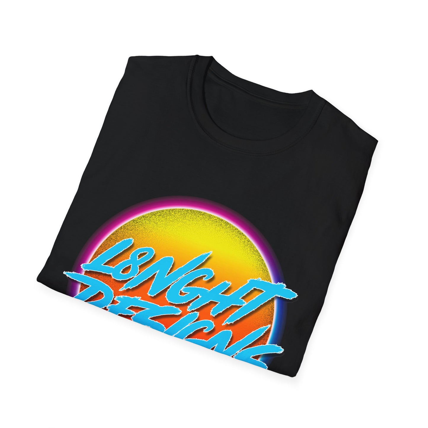 L8NGHT Designs logo Unisex Softstyle T-Shirt
