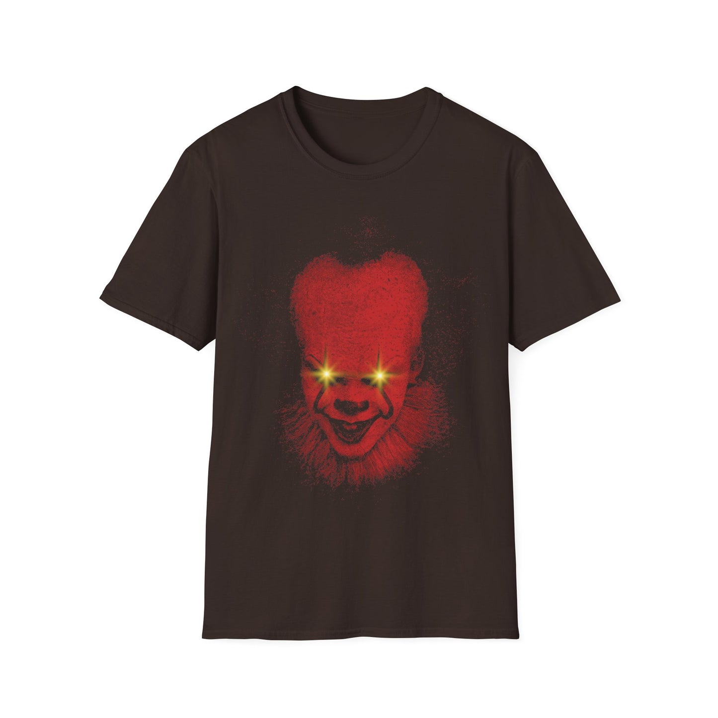 It Clown Glaring Eyes Unisex Softstyle T-Shirt