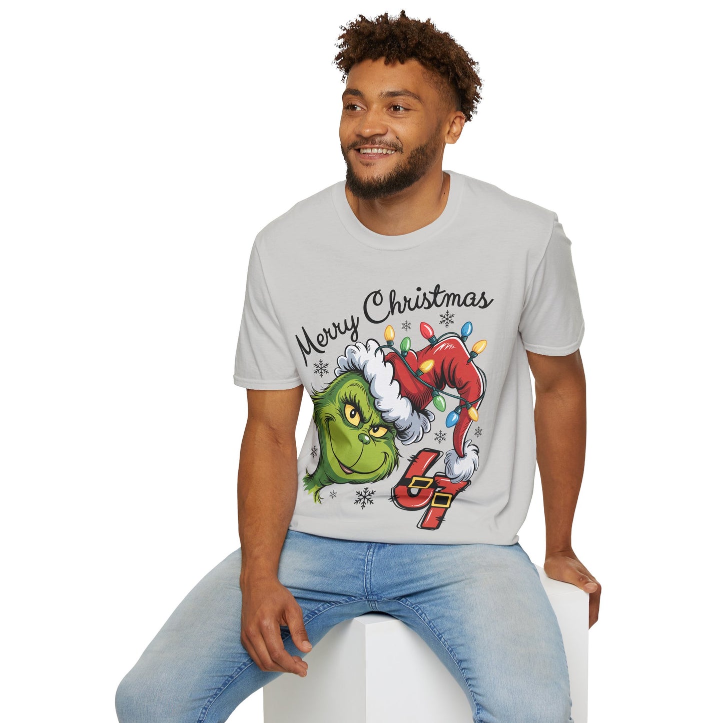 Grinch 6 7 Six Seven Unisex Softstyle T-Shirt