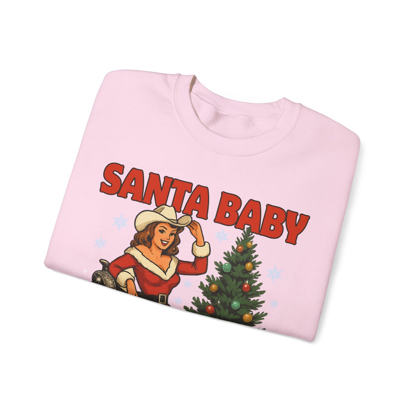 Santa Baby Ready To Ride Unisex Heavy Blend™ Crewneck Sweatshirt