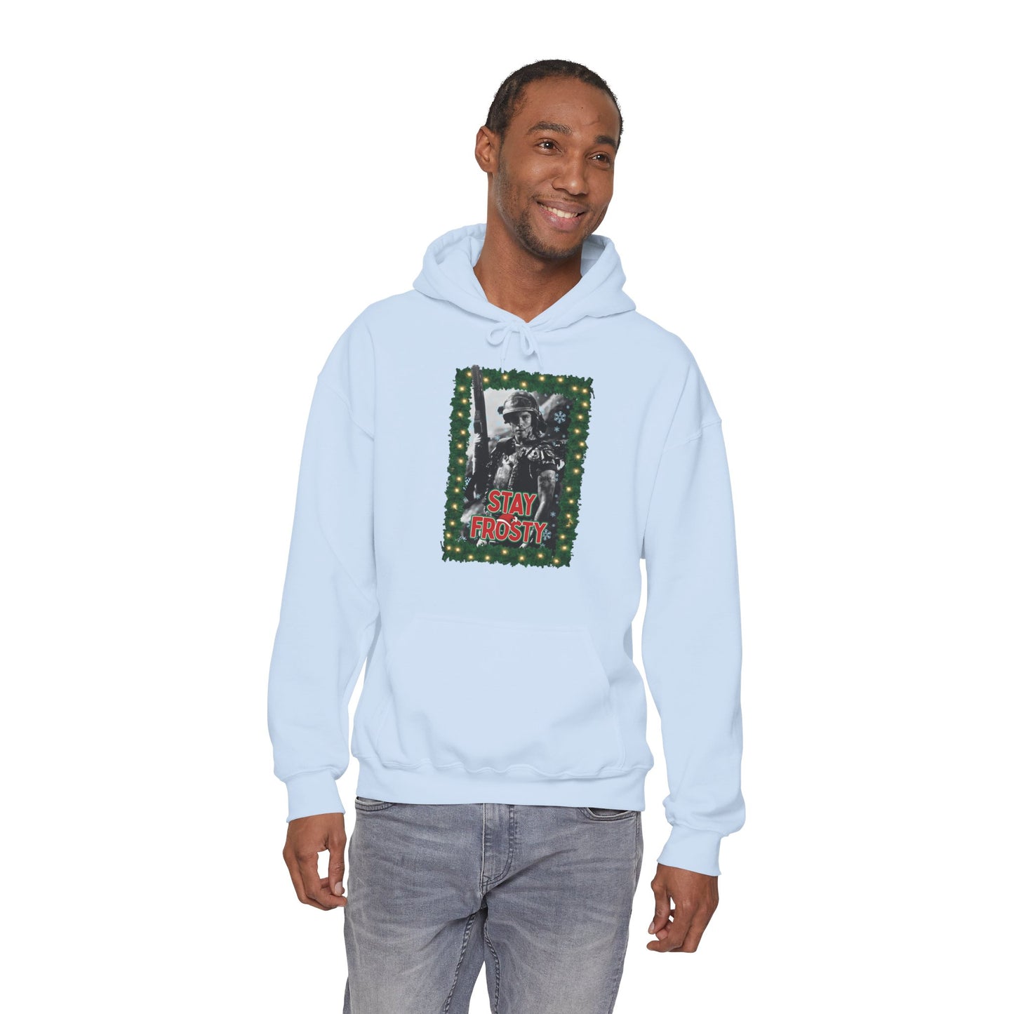 Stay Frosty Corporal Hicks Unisex Heavy Blend™ Hooded Sweatshirt