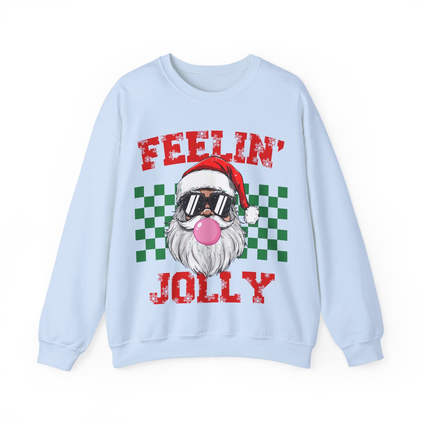 Santa Feelin' Jolly Unisex Heavy Blend™ Crewneck Sweatshirt