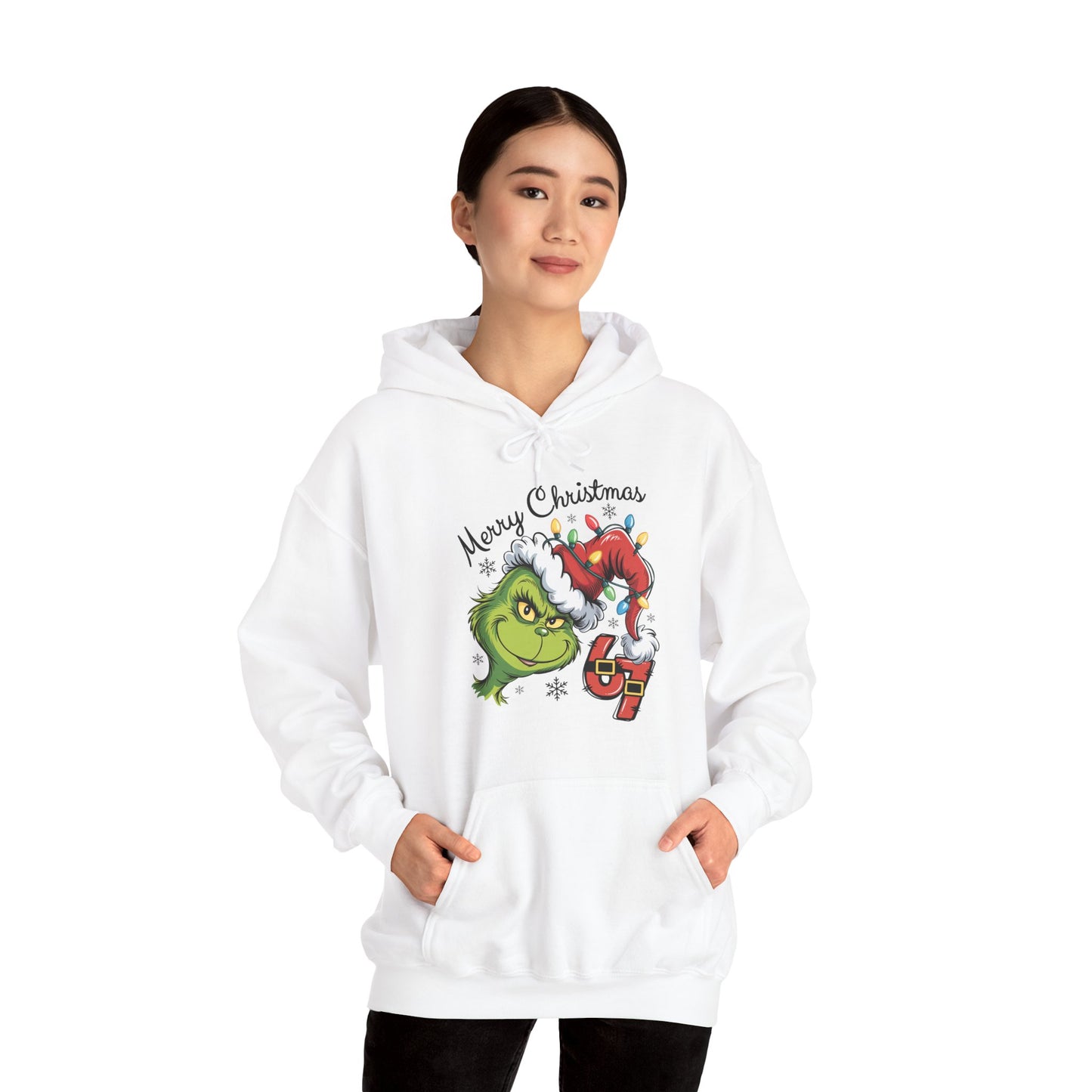 Grinch 6 7 Six Seven Unisex Heavy Blend™ Hooded Sweatshirt