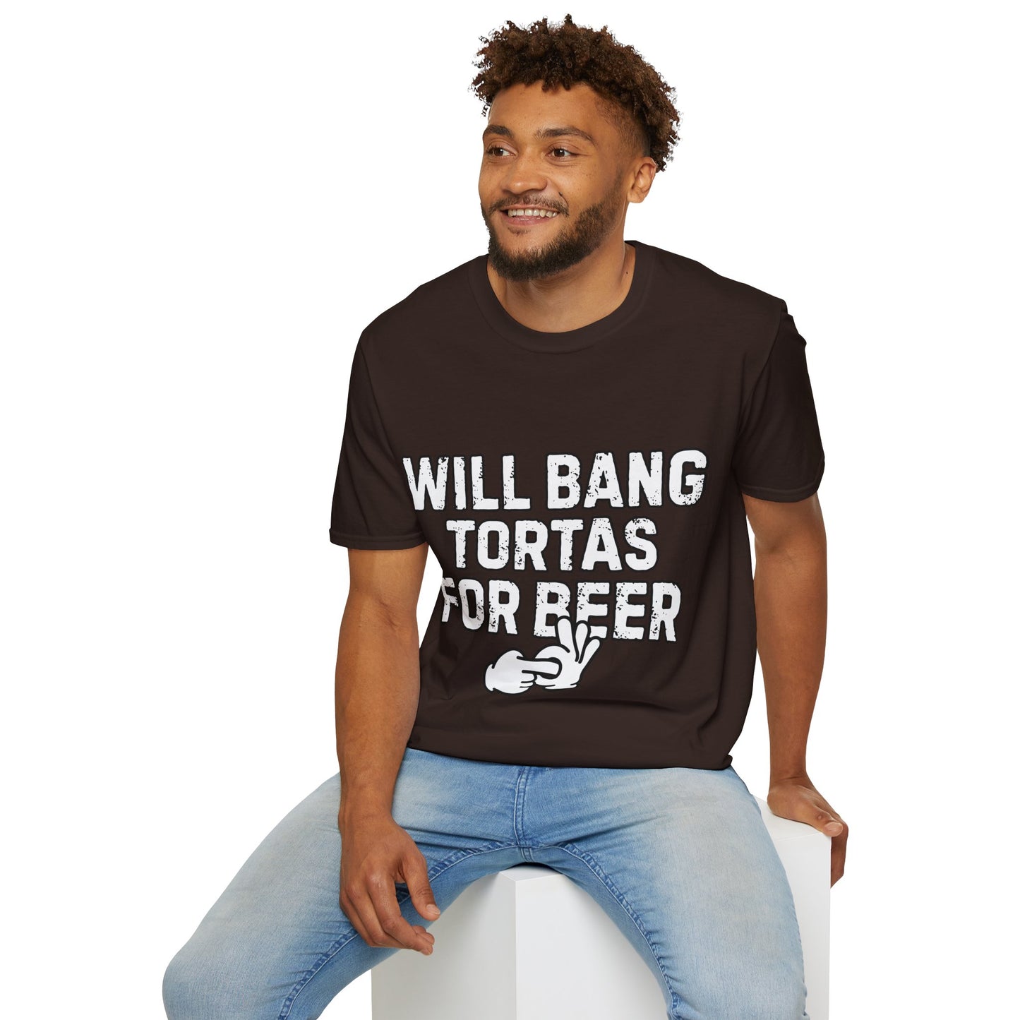 Will Bang Tortas For Beer Unisex Softstyle T-Shirt