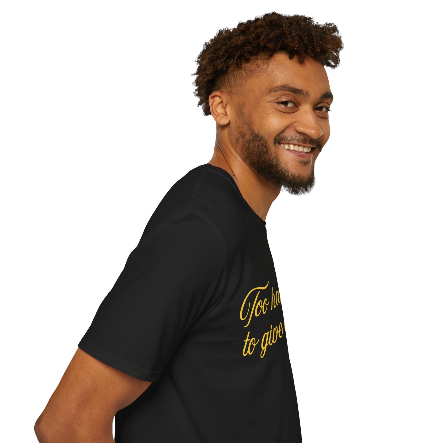 Too Handsome To Give A F*ck Unisex Softstyle T-Shirt