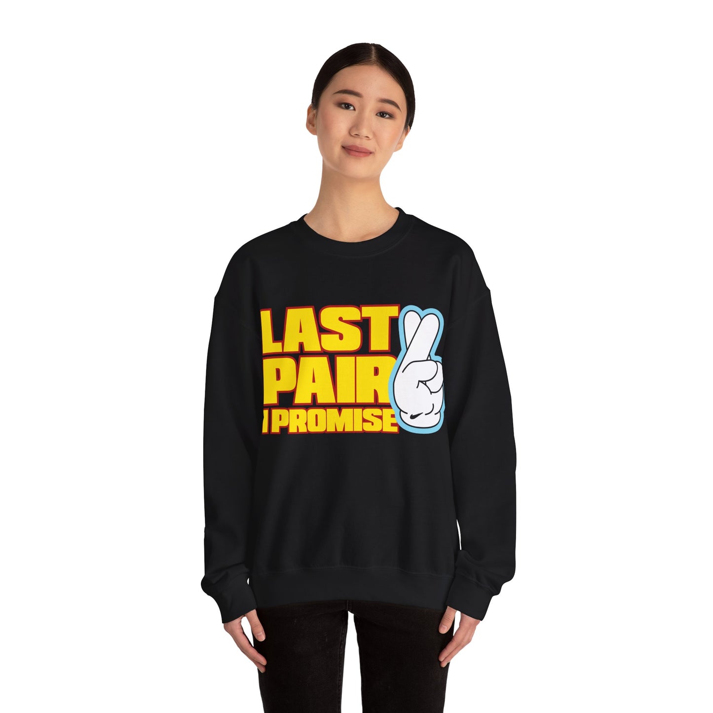 Last Pair I Promise Unisex Heavy Blend™ Crewneck Sweatshirt