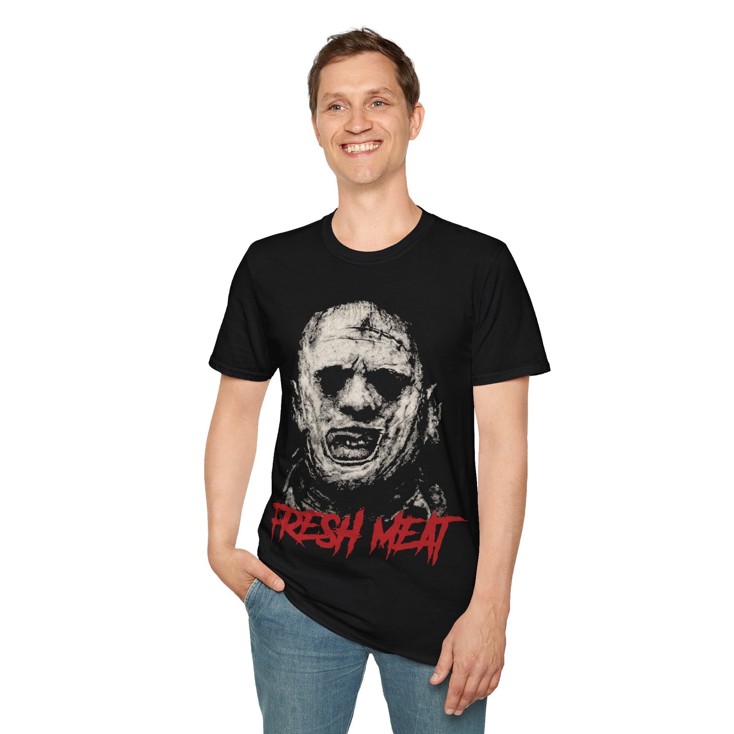 Leatherface Fresh Meat Unisex Softstyle T-Shirt